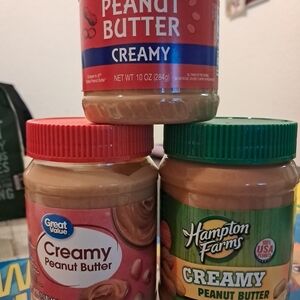 Hampton Farms Creamy Peanut Butter - Green Lid